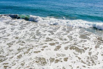 The salty ocean on the west coast