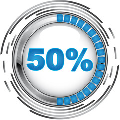 50 percent icon