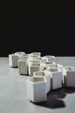 Artistic ceramic cups