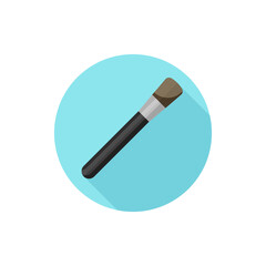 Flat design Makeup Brush