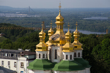 View of the Orthodox Church Kiev Pechersk Lavra