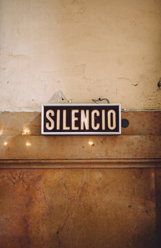 silence lettering