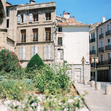Rustic buildings in France