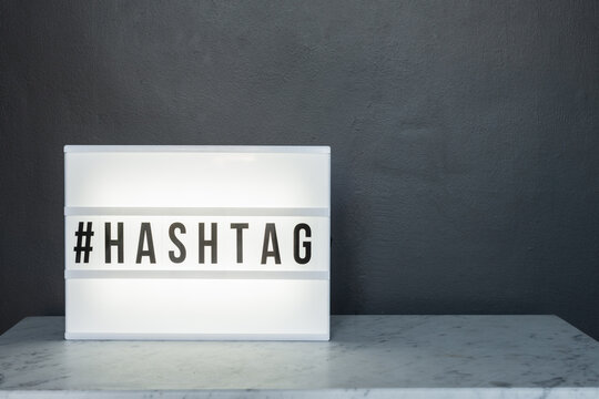 lightbox with message