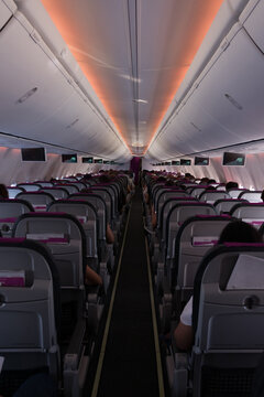 Airplane interior seats