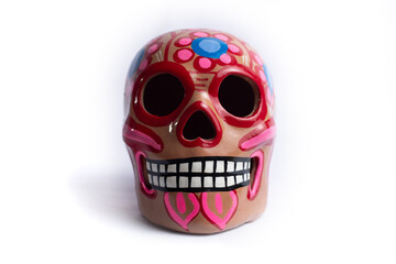 Cáneo de barro popular para ofrenda de dia de muertos