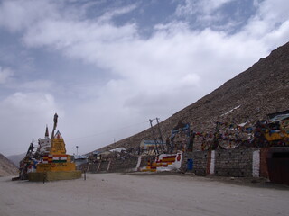Chang La pass in Ladakh, 5360m, Ladakh, Jammu and Kashmir, India