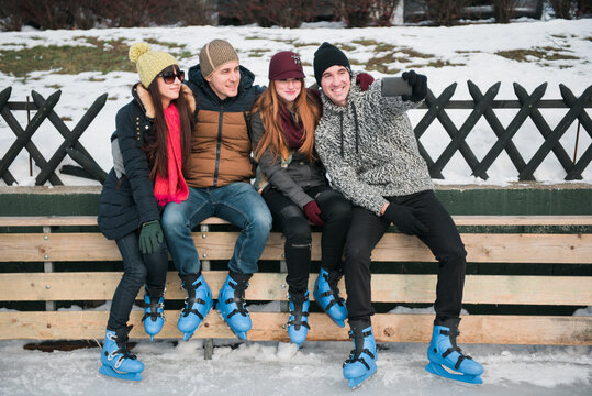 Friends Ice Skating