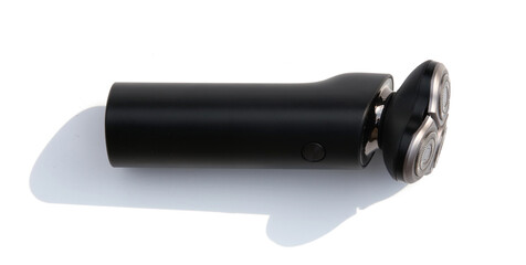 Shaver on white background board