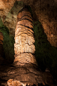 Mineral fomations Carlsbad Caverns National Park, New Mexico