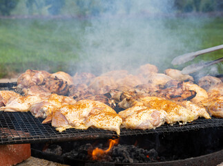 BBQ Chicken on the Grill