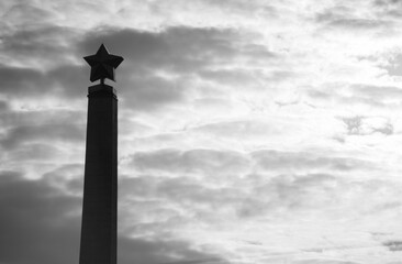 Great monument of the times of the ussr