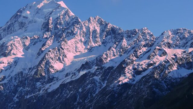 The majestic Mount Cook, New Zealand's highest peak