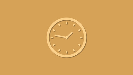 Amazing circle counting down 12 hours clock icon,New clock icon