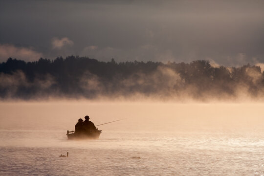 Anglers in the boat