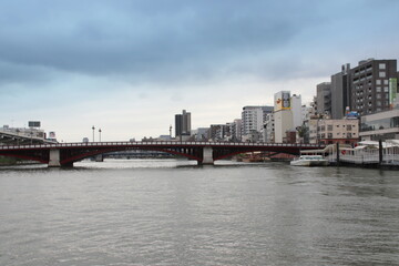 Fototapeta na wymiar 隅田川の吾妻橋