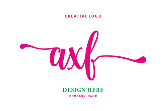 The simple AXF typeface logo is easy to understand and authoritative