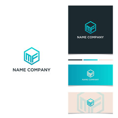 business logo design, mf logo, 