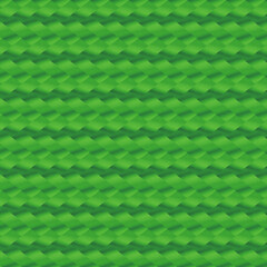Green abstract background with horizontal woven pattern

