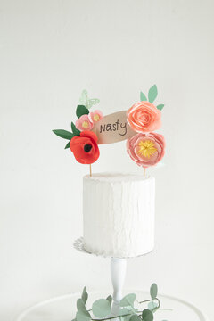 Nasty cake topper