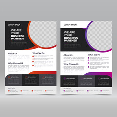 Corporate Poster, Flyer Design Template	

