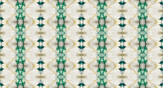 Looking at life through a kaleidoscope: green pattern