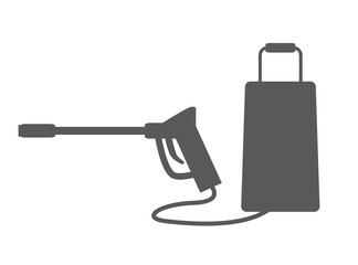 アイコン素材_清掃会社_高圧洗浄機