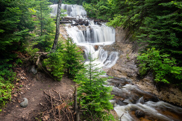 Sable Falls at Pictured Rock National Lakeshore Michigan upper peninsula