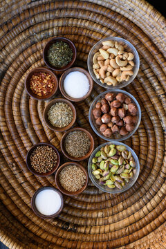 Dukkah Ingredients