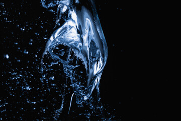 Water splash abstract