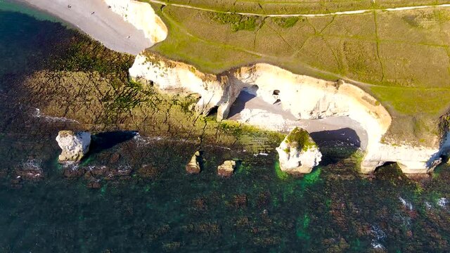 Aerial panoramic view of Isle of WIght