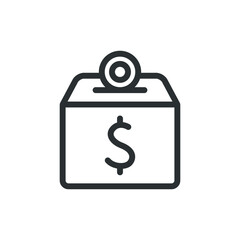 Obraz premium Fundraising icon