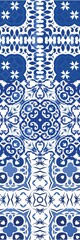 Antique azulejo tiles patchworks.