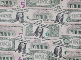 background for economy and finance themes with american dollar money