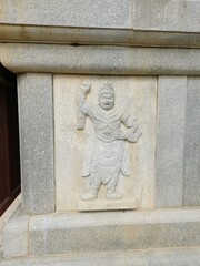 an human stone statue