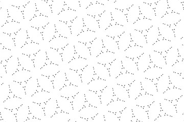 Ornament with elements of black and white colors.