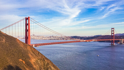 golden gate bridge at sunset