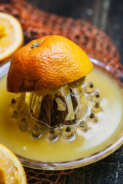 Freshly squeezed orange juice.