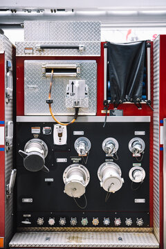 Water supply-pipe of fire truck
