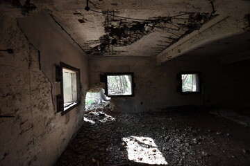 Obraz premium 廃屋