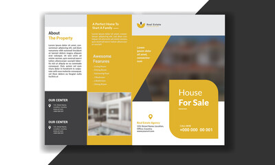 Real estate Brochure , flyer, Company Profile Design template design in A4 Size