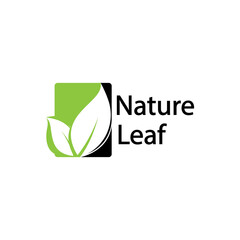 leaf logo design vector for nature symbol template editable,Green leaf logo ecology nature element vector icon.