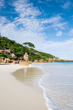 Wonderful beach at Petite Anse, La Digue