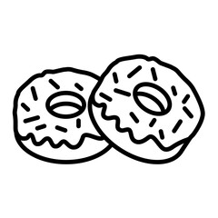 doughnut icon vector illustration design