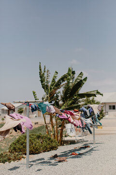 Clothes Hanging on a Line in Mexico