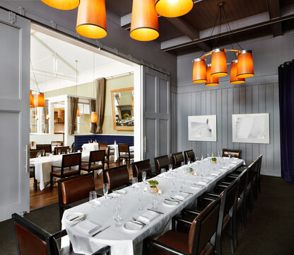 Private Dining Room at Upscale Restaurant
