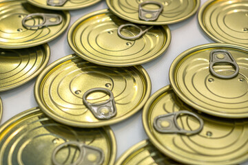 Covers with a key for opening.