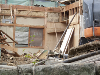 住宅の解体工事