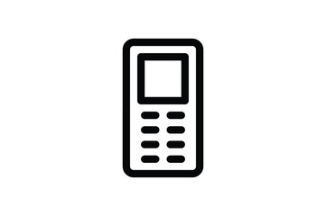 Electronic Outline Icon - Phone