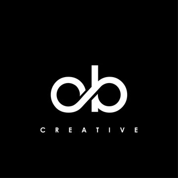 OB Letter Initial Logo Design Template Vector Illustration